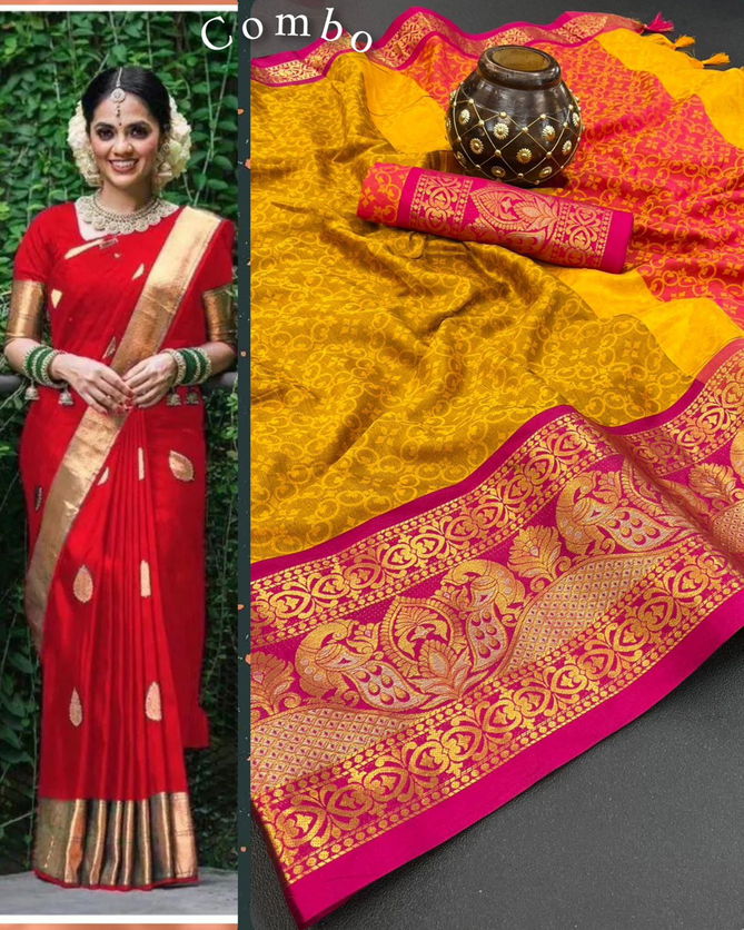 Aab Combo 3 Designer Non Catalog Sarees
